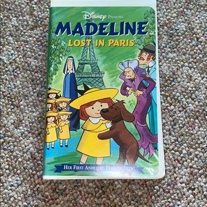 Madeline Lost in Paris VHS Tape